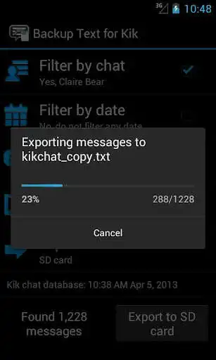 Play Backup Text for Kik [root] as an online game Backup Text for Kik [root] with UptoPlay